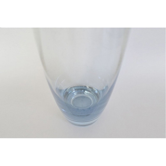 Image 1 of Vaso vintage in vetro "Aqua" di Per Lütken per Holmegaard, 1960