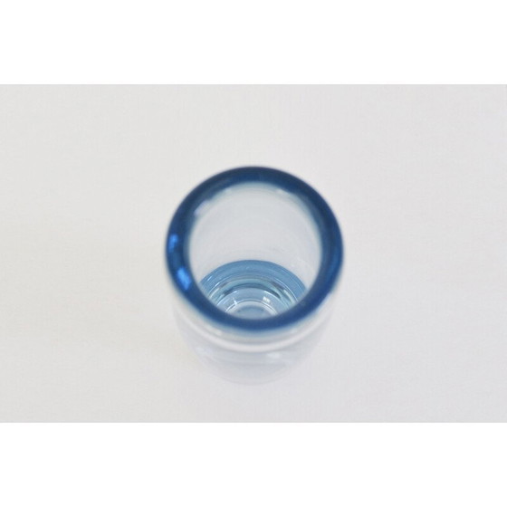 Image 1 of Vaso vintage in vetro "Aqua" di Per Lütken per Holmegaard, 1960