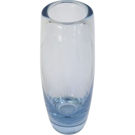 Image 1 of Vaso vintage in vetro "Aqua" di Per Lütken per Holmegaard, 1960