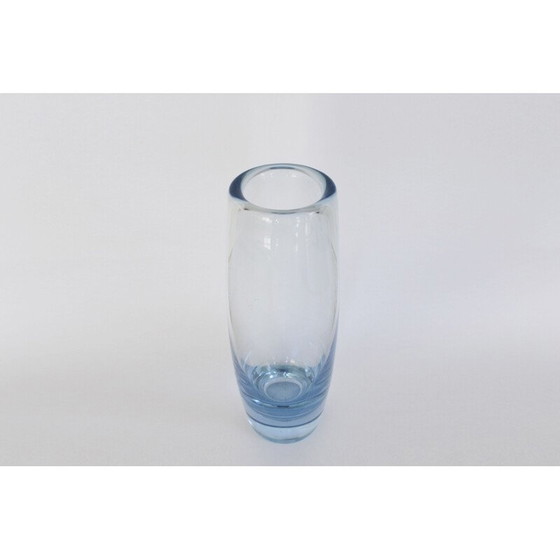 Image 1 of Vaso vintage in vetro "Aqua" di Per Lütken per Holmegaard, 1960