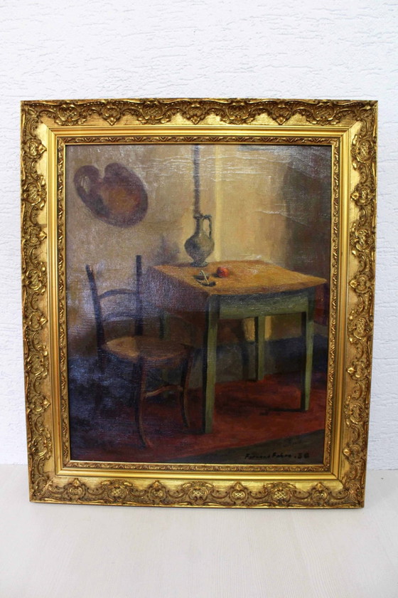 Image 1 of Still life in oil on canvas by Fernand Fabre