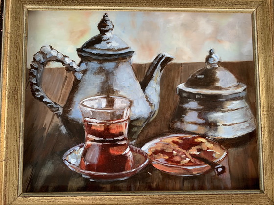 Image 1 of Hanna Dabko - Still life drinking tea