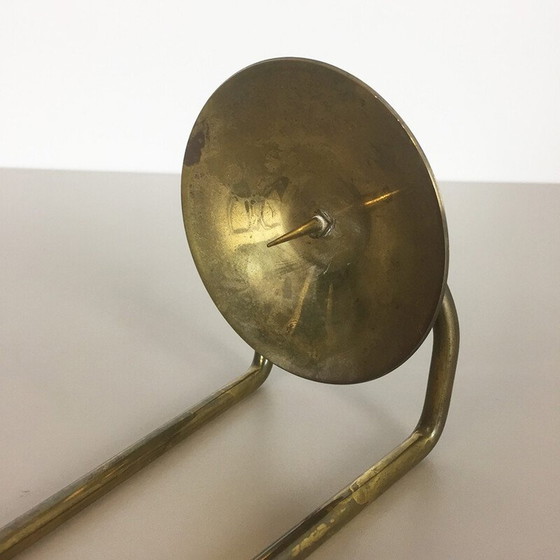 Image 1 of Candeliere da parete in ottone vintage, 1960