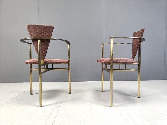 Image 1 of Post Modern Dining Chairs By Belgochrom, 1980S