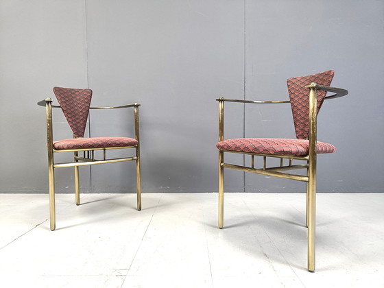 Image 1 of Post Modern Dining Chairs By Belgochrom, 1980S