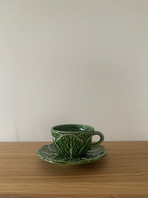 Cabbage Coffee Cup + Saucer