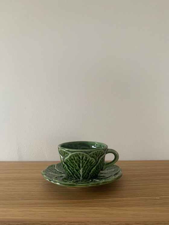 Image 1 of Cabbage Coffee Cup + Saucer