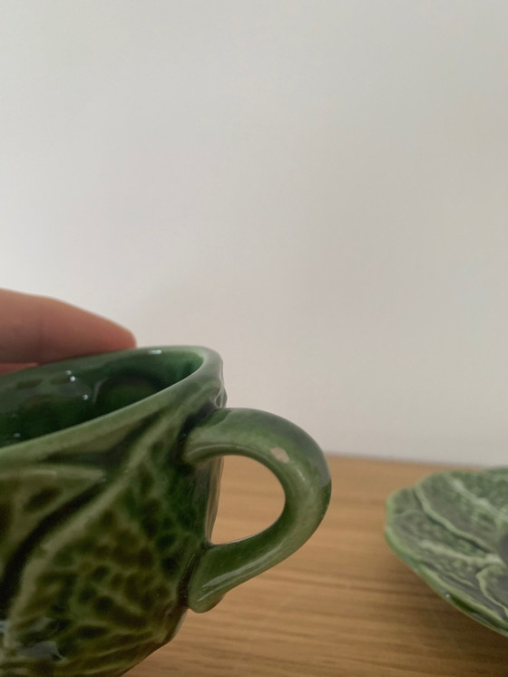 Image 1 of Cabbage Coffee Cup + Saucer