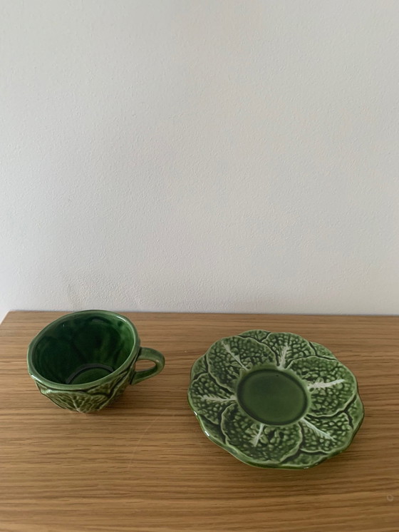 Image 1 of Cabbage Coffee Cup + Saucer