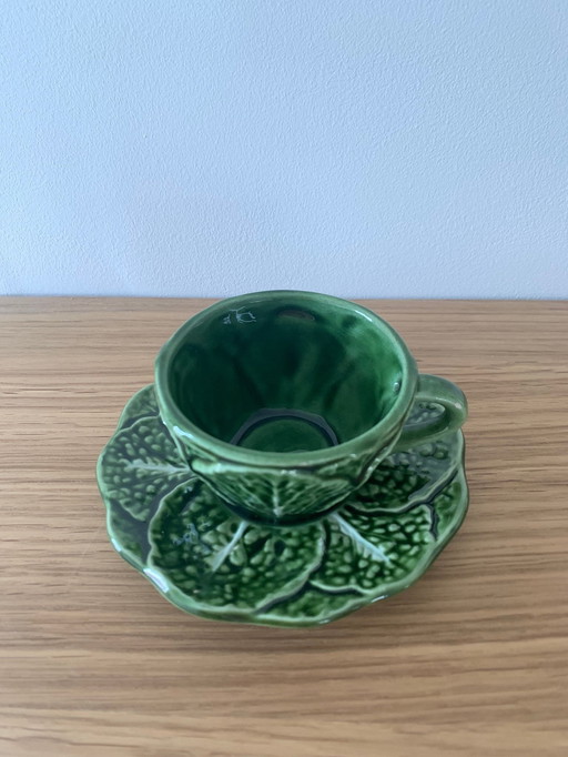 Cabbage Coffee Cup + Saucer