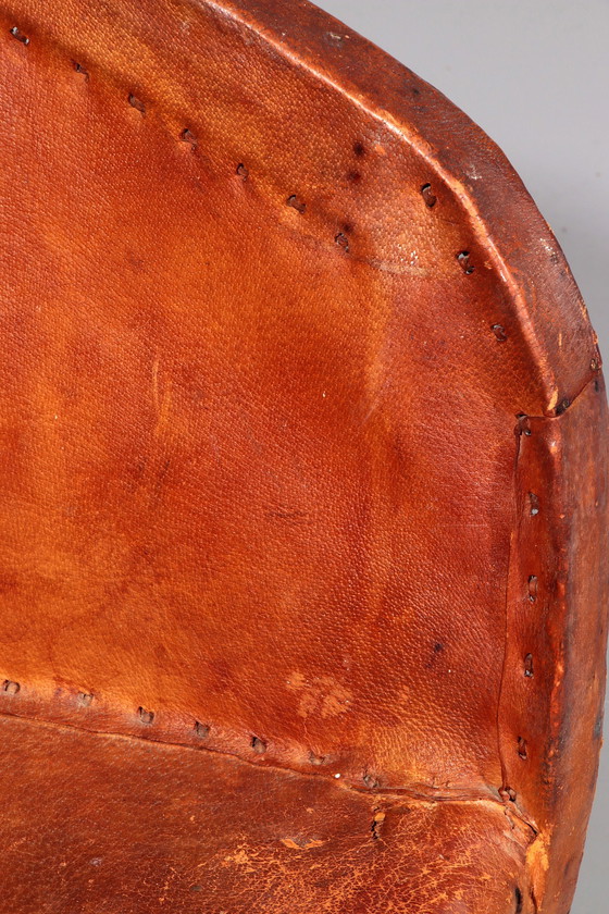 Image 1 of Sedia in pelle di struzzo Equipale Folk Art, Messico, 1970