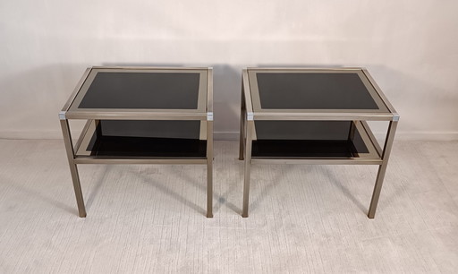 2 Belles Tables Basses, D'Appoint, Bout De Canapé 1970'S Marly Frères Bordeaux