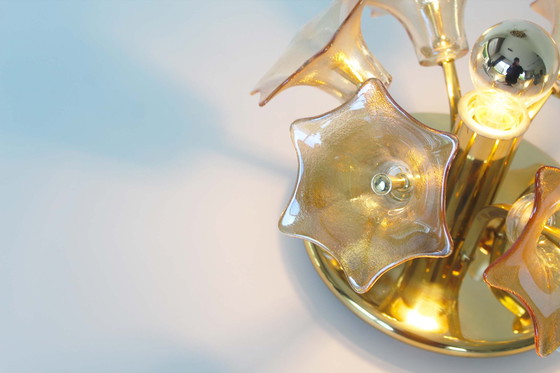 Image 1 of Splendide lampade da soffitto in vetro vintage di Sische