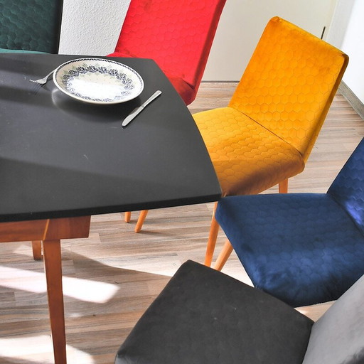 Vintage upholstered chair for Kowalski, Poland 1970s