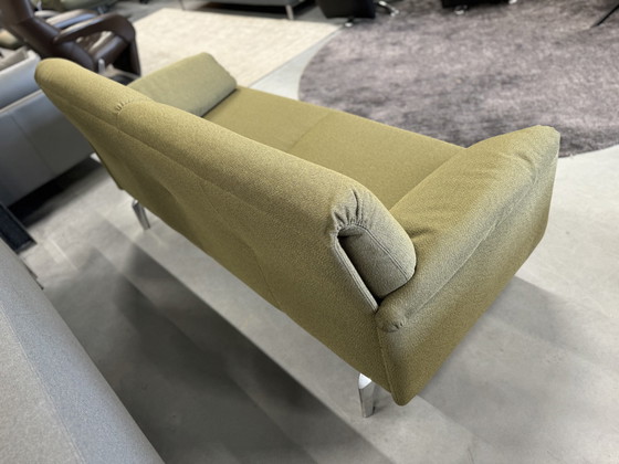 Image 1 of Leolux Bora Balanza 2.5 Seater Sofa Green Fabric