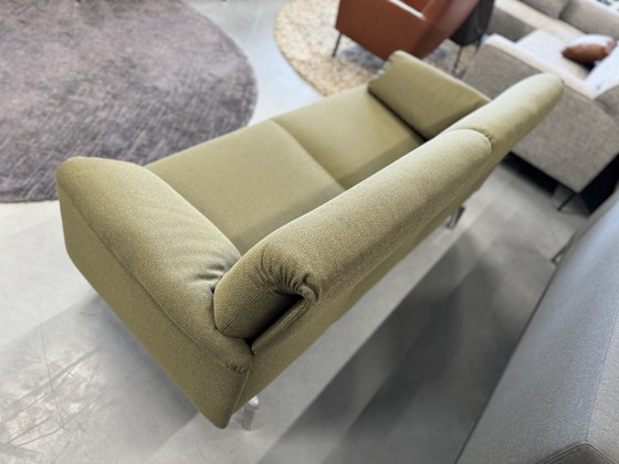 Image 1 of Leolux Bora Balanza 2.5 Seater Sofa Green Fabric