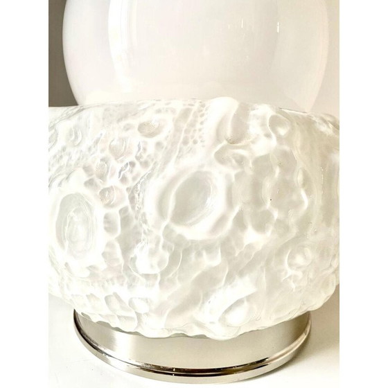Image 1 of Vintage Murano glass table lamp by Carlo Nason for Mazzega, Italy 1970