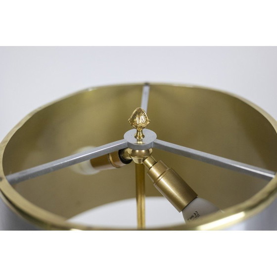 Image 1 of Vintage lamp in gilded bronze and sheet metal for Maison Charles, France 1970