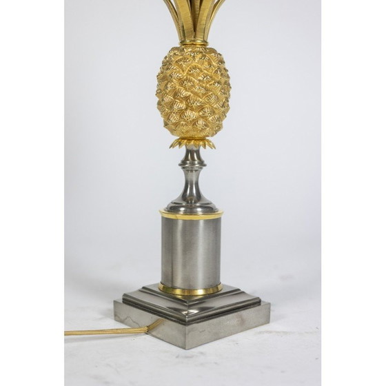 Image 1 of Vintage lamp in gilded bronze and sheet metal for Maison Charles, France 1970