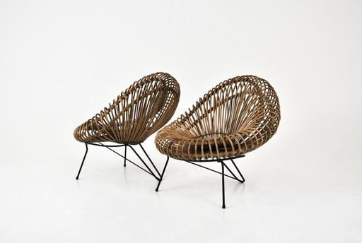 Lounge Chairs By Janine Abraham & Dirk Jan Rol For Rougier, 1950S