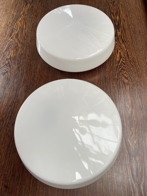 2 Large Ceiling Lights, Rzb 1970s