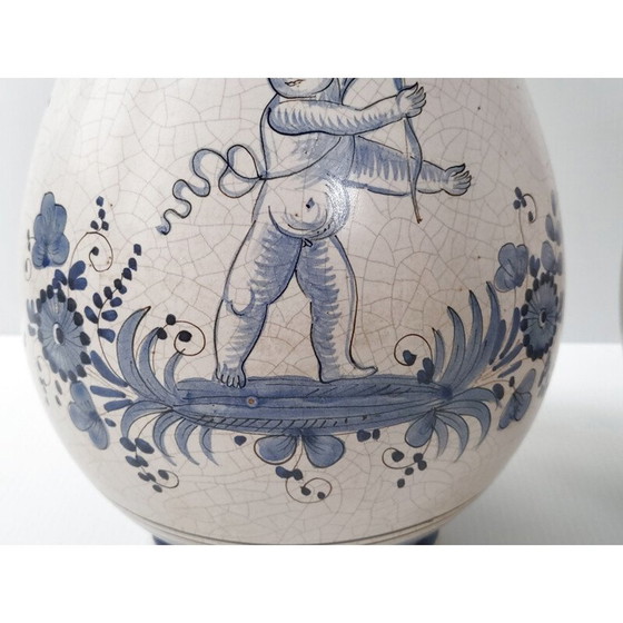 Image 1 of Pair of vintage vases by Maioliche Deruta, 1950