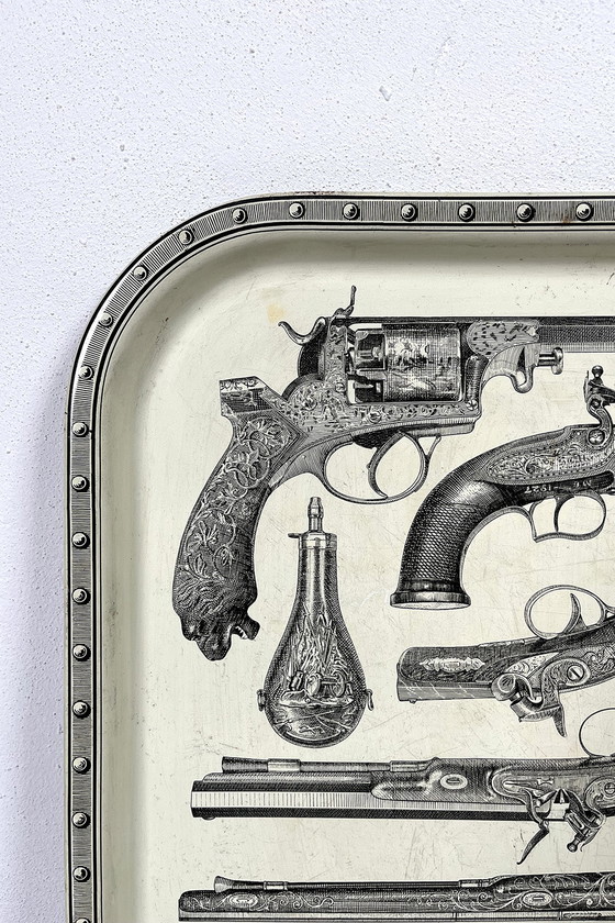 Image 1 of Bandeja estilo Fornasetti