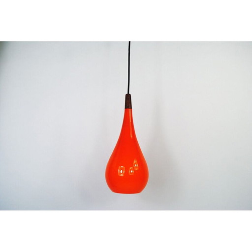 Vintage drop pendant lamp by Holmegaard, 1960s
