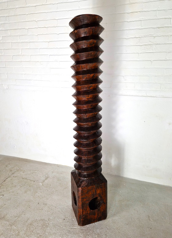 Image 1 of Antico torchio per vino, Francia XIX secolo