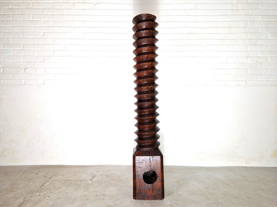 Image 1 of Antico torchio per vino, Francia XIX secolo