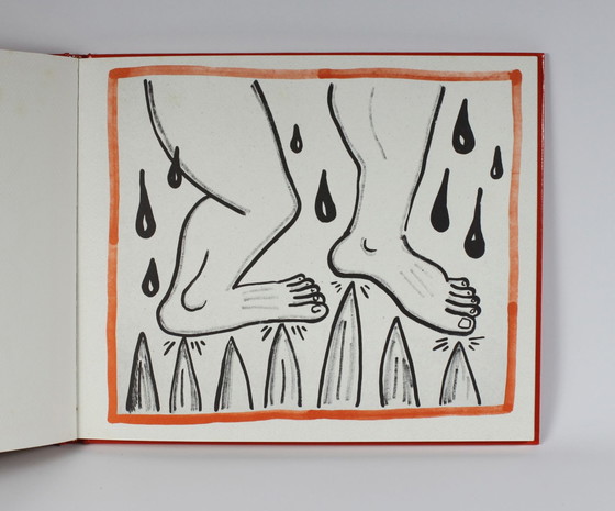 Image 1 of Contre vents et marées de Keith Haring, 20 dessins. 1989