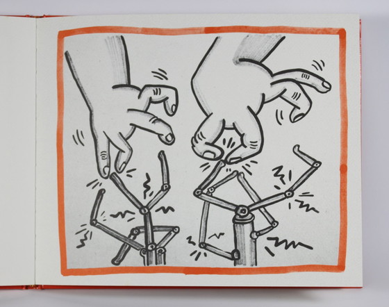 Image 1 of Contre vents et marées de Keith Haring, 20 dessins. 1989