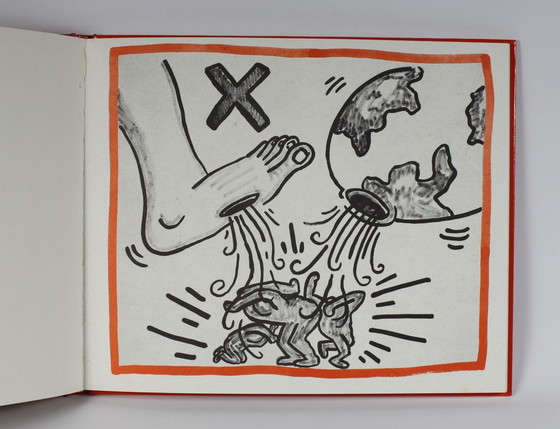 Image 1 of Against all odds by Keith Haring, 20 drawings. 1989