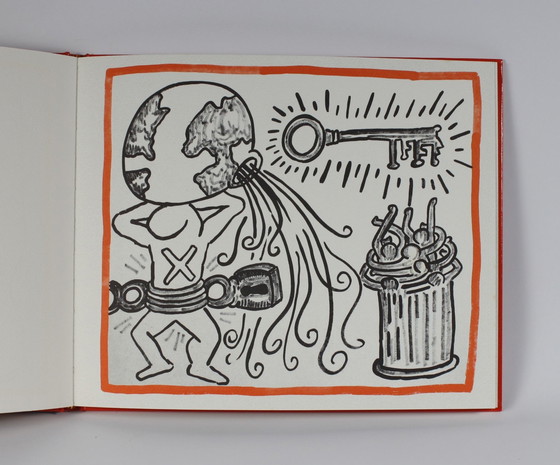 Image 1 of Against all odds by Keith Haring, 20 drawings. 1989