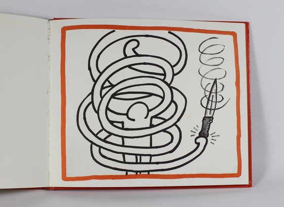 Image 1 of Contre vents et marées de Keith Haring, 20 dessins. 1989