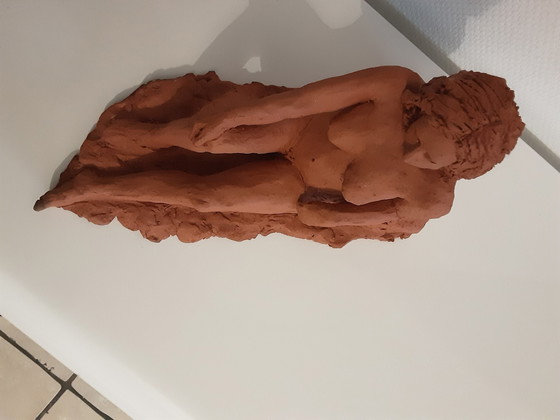 Image 1 of Nude Earthen Woman Statue.