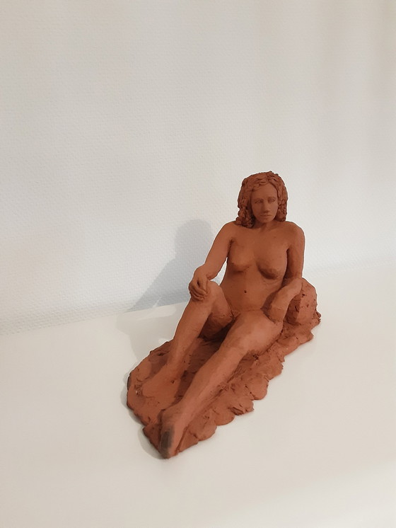 Image 1 of Nude Earthen Woman Statue.