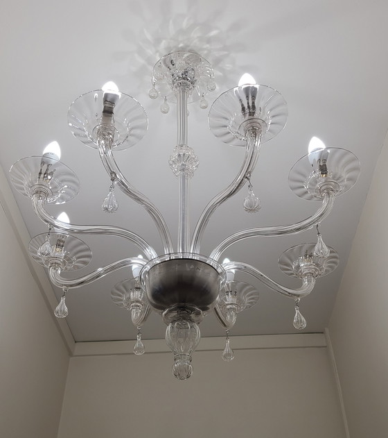 Image 1 of De Bucella Murano Art Nouveau chandelier