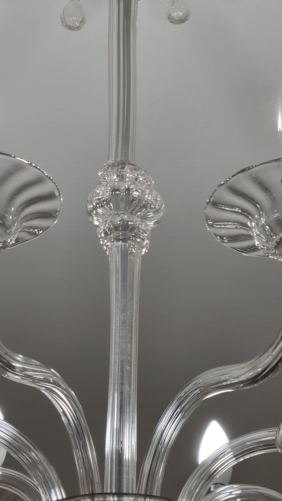 Image 1 of De Bucella Murano Art Nouveau chandelier