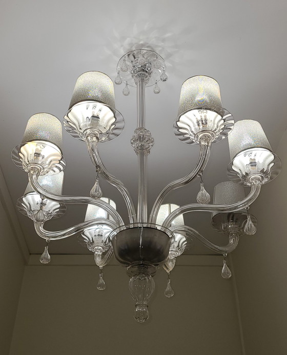 Image 1 of De Bucella Murano Art Nouveau chandelier