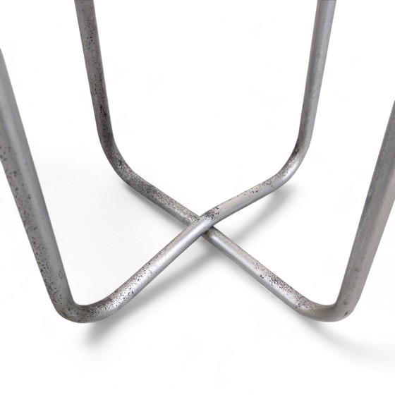 Image 1 of Tubular Steel Stool By Karel Ort For Gottwald, 1930S