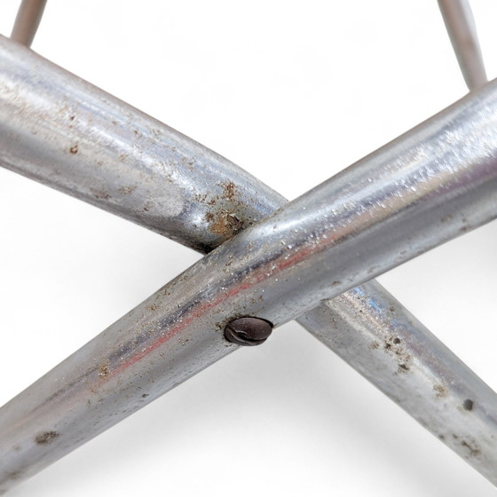 Image 1 of Tubular Steel Stool By Karel Ort For Gottwald, 1930S