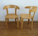 4x Bruno Rey diner chairs