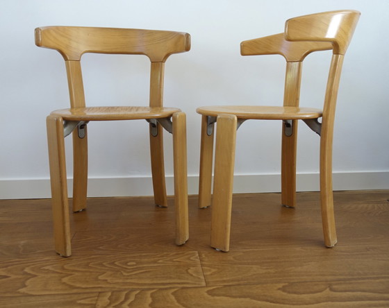 Image 1 of 4x Bruno Rey diner chairs