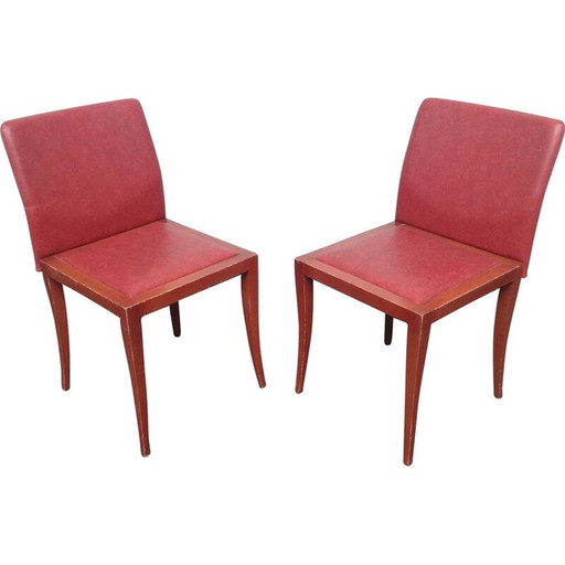 Vintage chair in solid wood by Didier Gomez for Ligne Roset