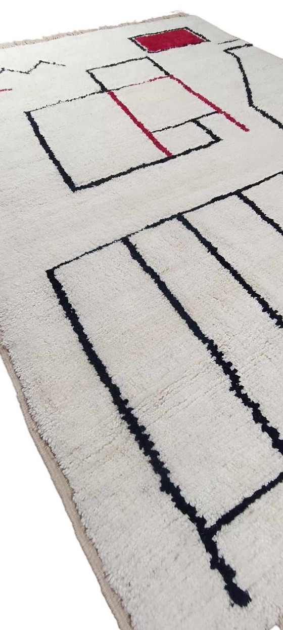 Image 1 of Tappeto berbero Tappeto di lana bohémien Tappeto da pavimento Tappeto berbero Tappeto Tappeto decorativo vintage