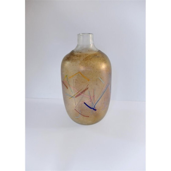 Image 1 of Vaso vintage in vetro di Bertil Vallien per Kosta Boda, 1980