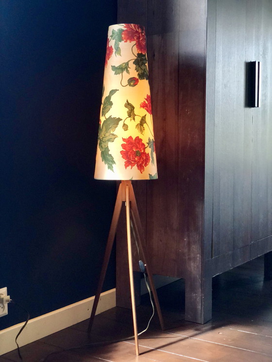 Image 1 of Vintage Tripod Floor Lamp