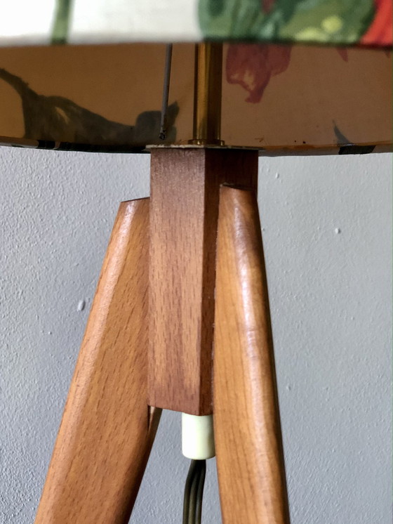 Image 1 of Vintage Tripod Floor Lamp