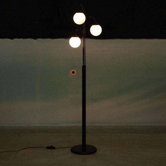 Image 1 of Space age waterfall floor lamp glass, minimalist floor lamp